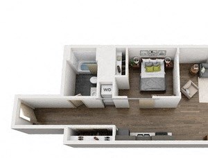 1 Bed F 1 Bed F